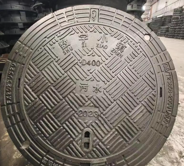 甘州球墨铸铁防沉降井盖展示